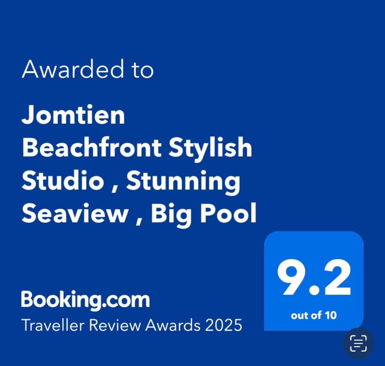 Jomtien Beachfront Stylish Studio , Stunning Seaview , Big Pool Extérieur photo